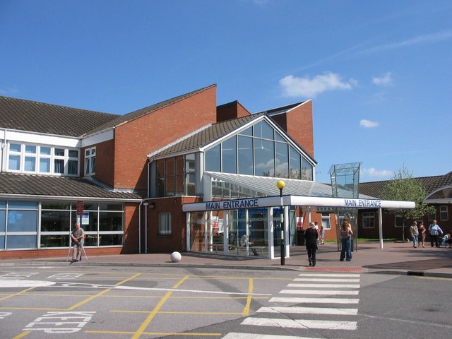 Chesterfield Royal Hospital main entrance