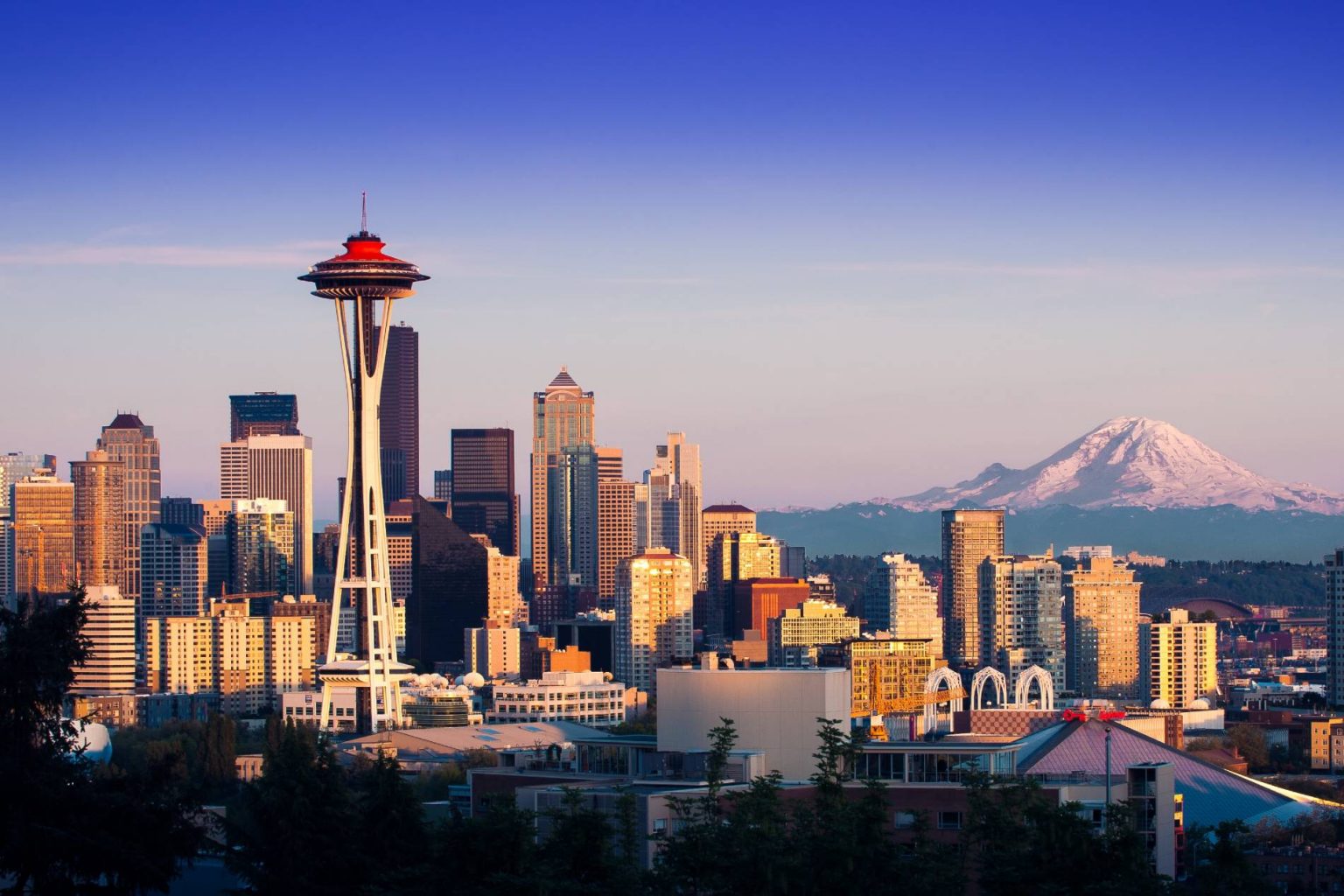 view of seattle city in washington state