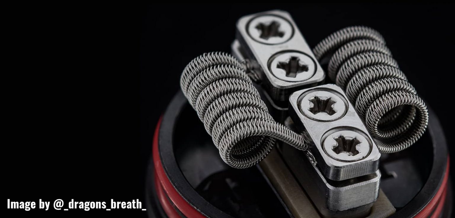 image of a vaping coil