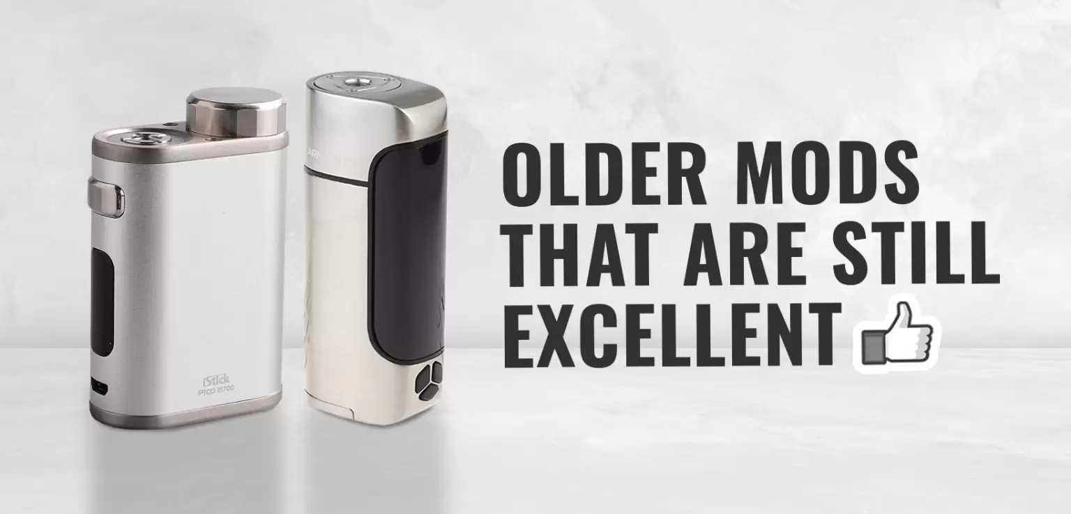 old vape mods in white