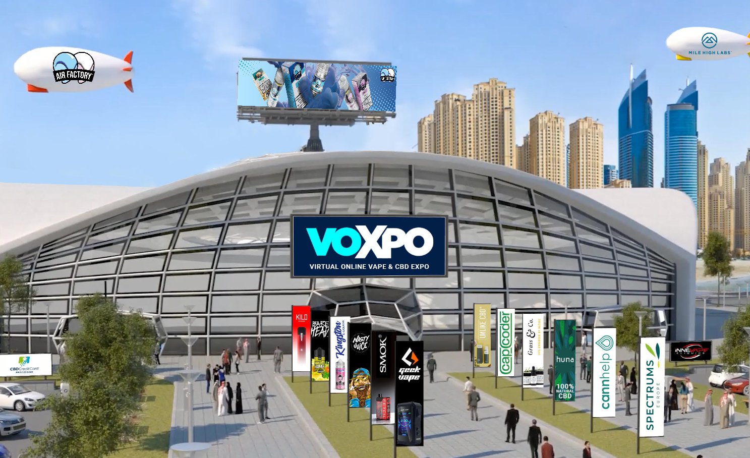 voxpo virtual events exterior view of venue