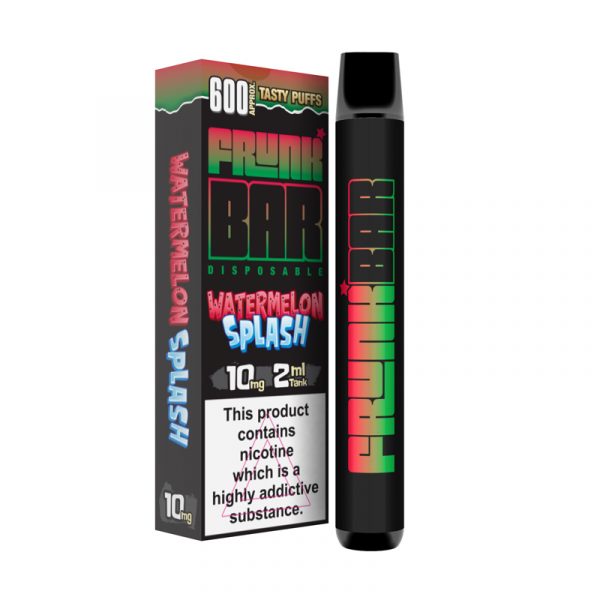 Frunk Bar disposable vape device in flavour watermelon splash