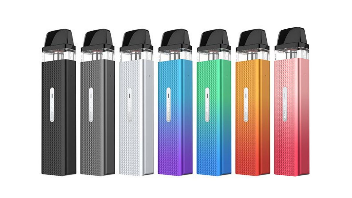 Vaporesso XROS Mini open pod system vape devices in 7 colour ways