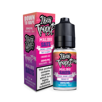 20mg nicotine salt bottle from Doozy Vape - Doozy Tropix Malibu Nic Salt