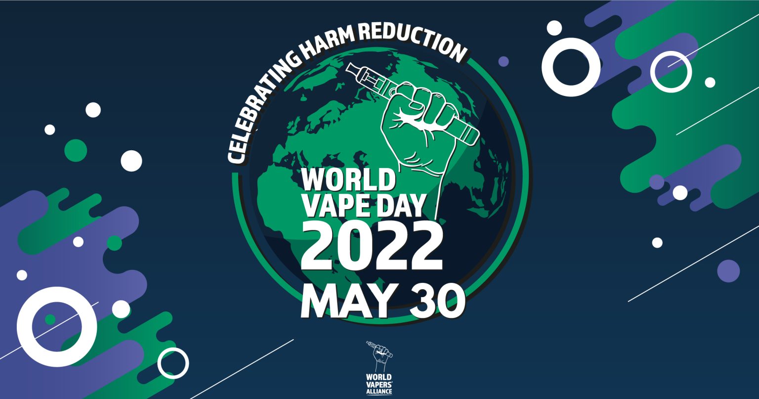 world vapers alliance promotional banner for world vape day 2022