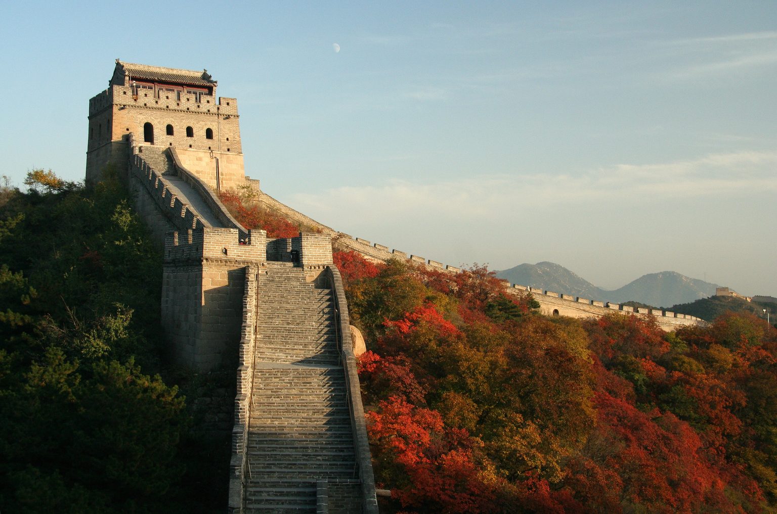 Great Wall of China in autum