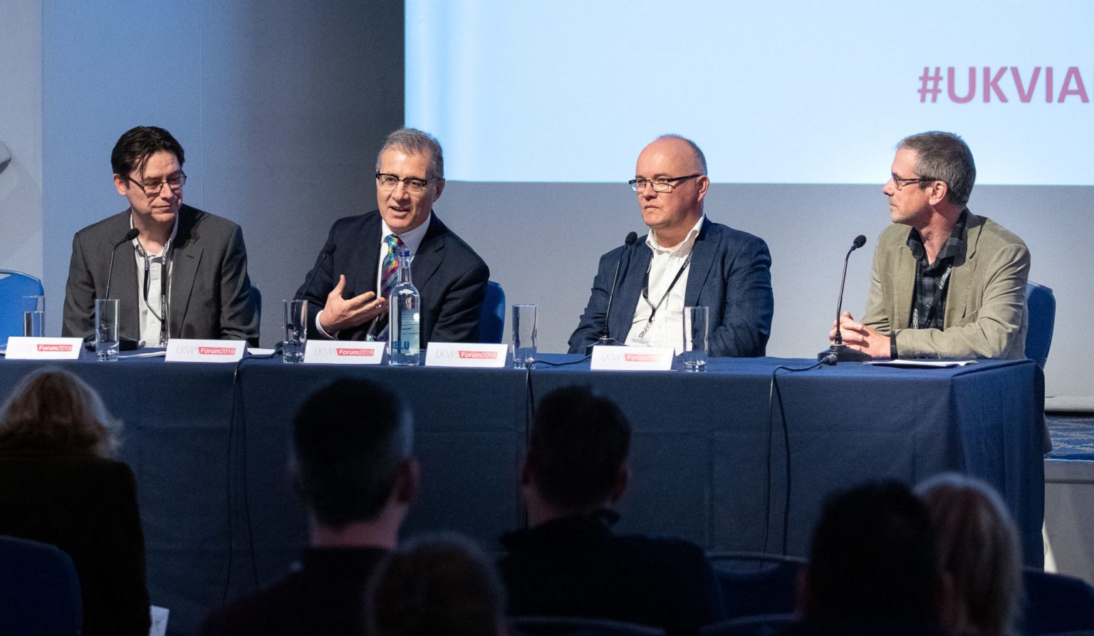 UKVIA Vaping Forum 2019 - panel of delegrates discussing the vaping industry in a conference room