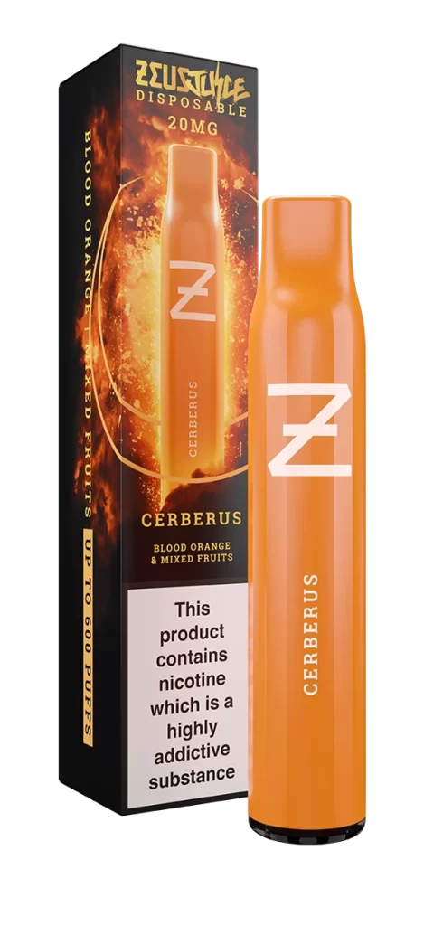 cerberus disposable vape from zeus juice