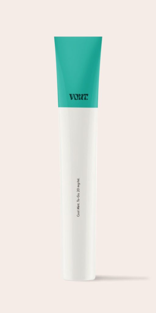 cool mint disposable vape flavoured device from VONT - the VONT To-Go range