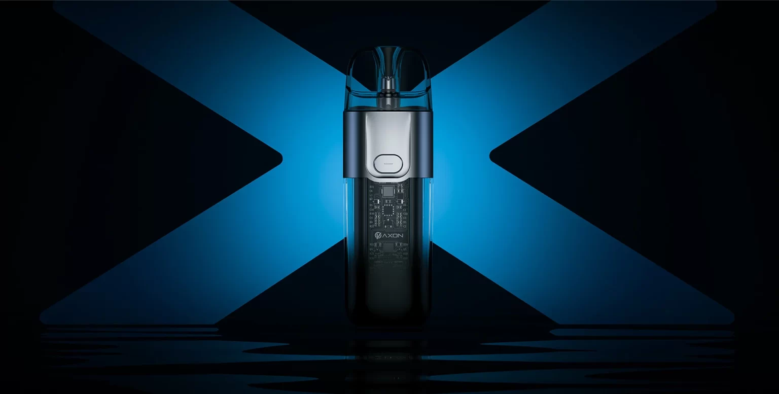 vaporesso luxe x blue background promo banner