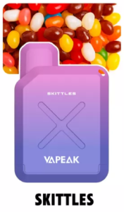 skittles vapeak vision disposable vape