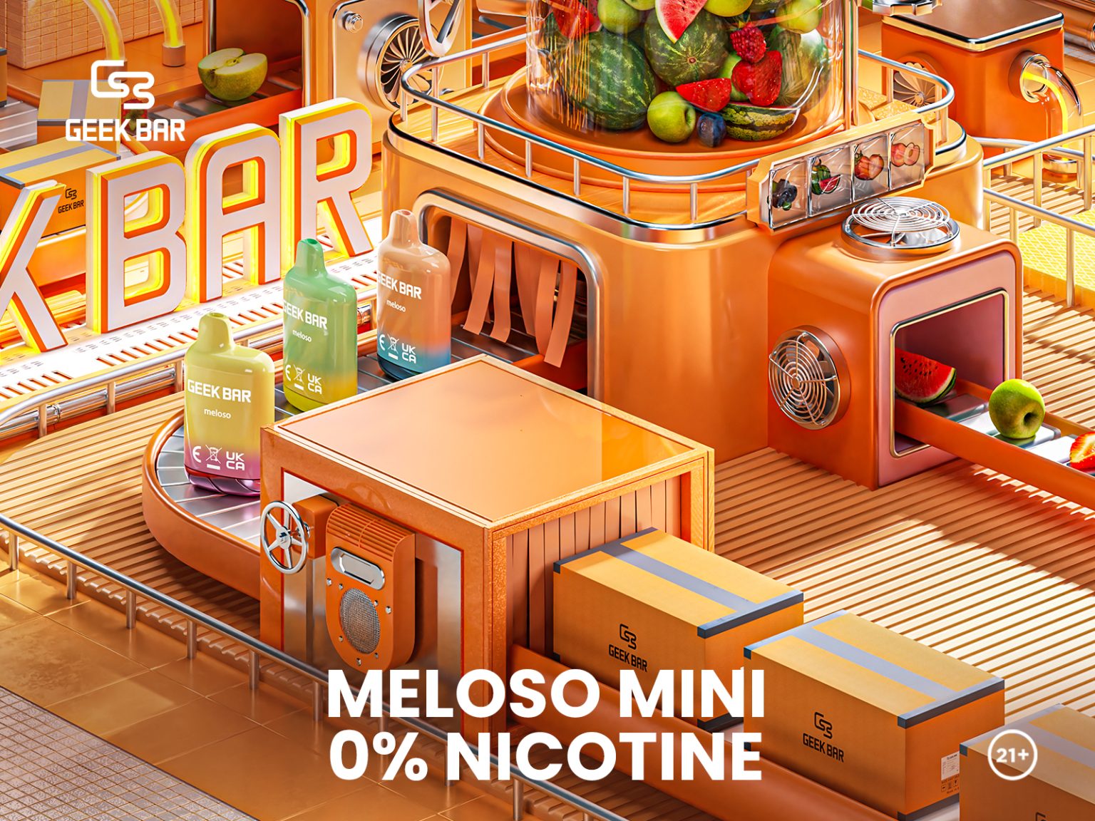 geekbar meloso mini zero nicotine new vape range