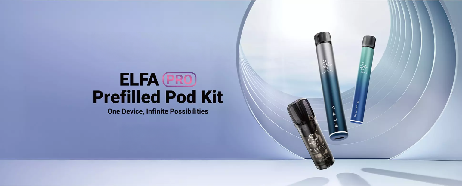 ELFBAR ELFA PRO prefilled pod kit promotional banner