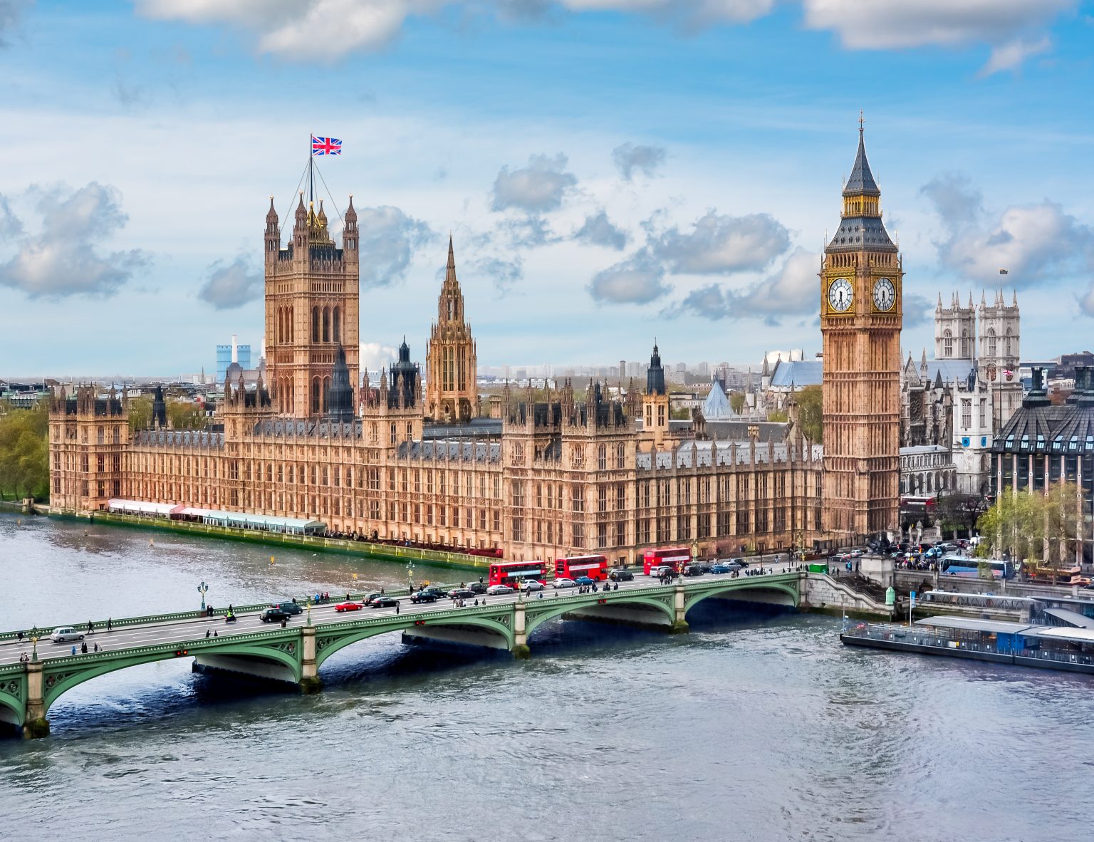 Westminster palace and Big Ben, London, UK