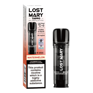 lost mary tappo replaceable prefilled 2ml pod in watermelon flavour